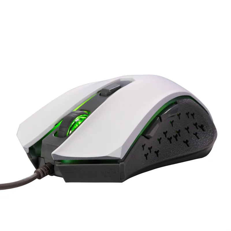 Mouse Naceb gaming NA-2703 Nefiri Legacy alambrico USB para videojuegos y oficina. DPI ajustable de 1200 a 3600 - 6 botones programables, Sensor