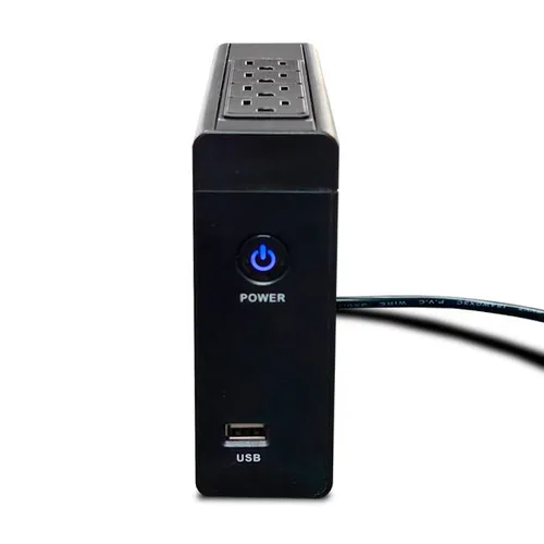 No Break CDP Li-504 500VA/250W UPS 4 Salidas - 1 Puerto USB, UPS compacta con Bateria de Litio, 120 Vac 500 VA