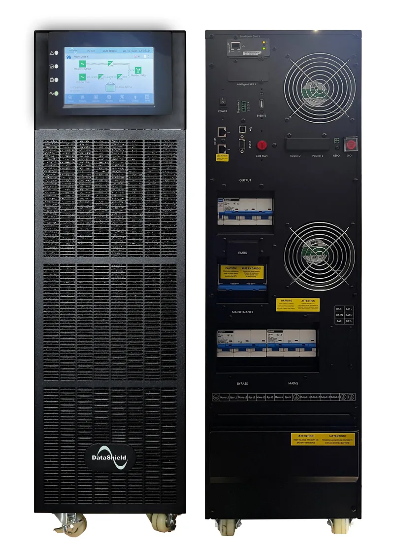 No-break DATASHIELD OL-20 KVA 33 - 20000 VA, 20000 W, Negro, Industrial y Oficina OL20K33