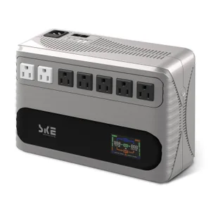 No Break Interactivo SKE Energy GF1000 1000va/600w - Color Plata y Negro, Voltaje de Entrada y Salida 120V 1000 VA