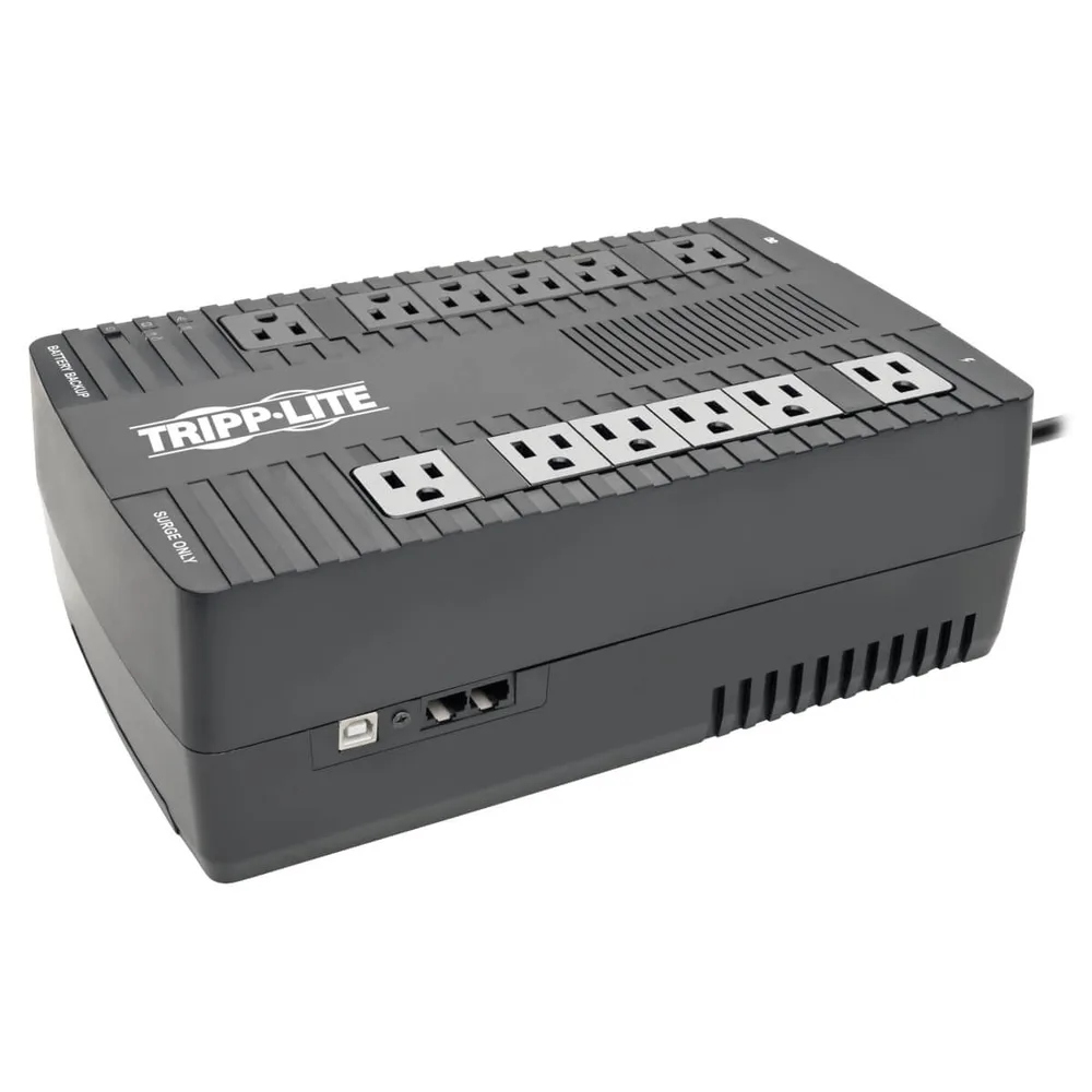 No-Break TRIPP-LITE - 900 VA, 480 W, 12 h, Negro, Hogar y Oficina AVR900U