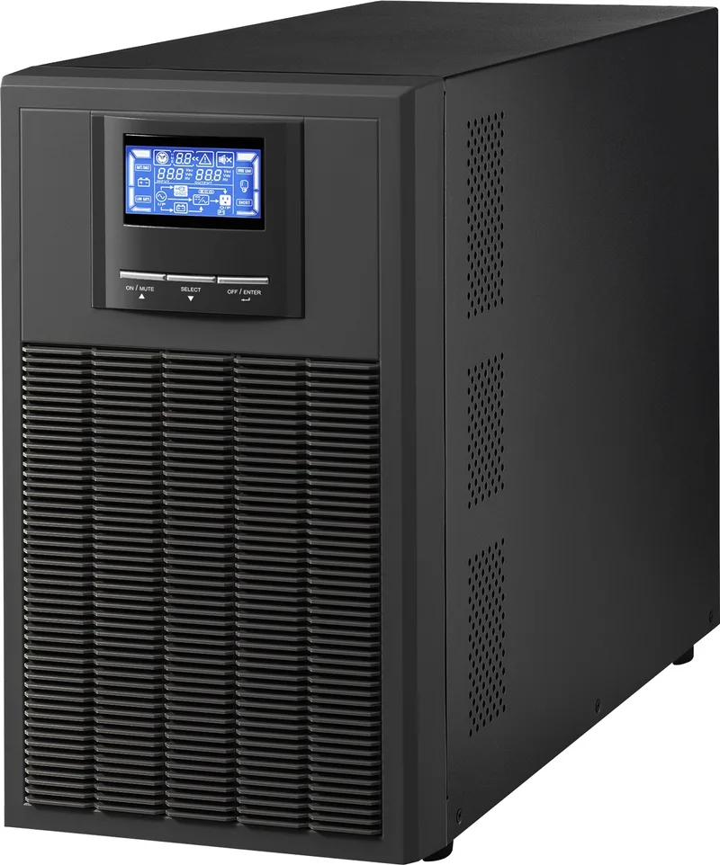 UPS Online doble conversión Monofasico torre GAMMA 3K 3000VA/2700W - 4 NEMA 5-15/20R protegidos, entrada L5/30P voltaje 60/145V, salida
