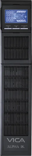 UPS Online doble conversión monofasico rack ALPHA 1K 1000VA/1000W - 8 NEMA 5-15R protegidos, entrada 5/15P voltaje 55/150V, salida