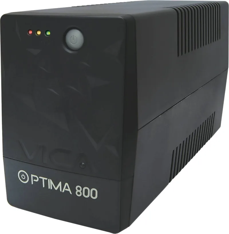 No break interactivo OPTIMA 800 - 800VA/480W, Voltaje 120/127 +/-5, 6 NEMA 5-15R 4 respaldadas/2 reguladas, FP 0.6, Proteccion de linea RJ11/RJ45,