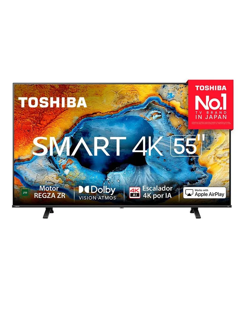 Televisor Toshiba 55C350NM - 55 pulgadas, LED 4K UHD, 3840 x 2160 Pixeles, SMART FIRE TV