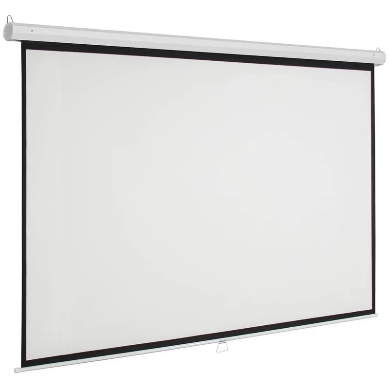 Pantalla de Proyección de pared manual MSC-154 - MULTIMEDIA SCREEN, 1.54x1.54m. 86 pulgadas diagonales Multimedia Screens Blanco