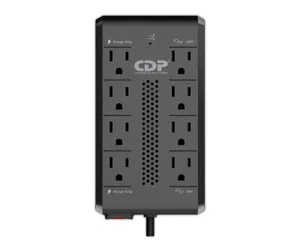 REGULADOR DE VOLTAJE CDP RAVR1408 1410VA/700W AVR - 8 Salidas, 175 Julios, 120 Vac 1410 VA