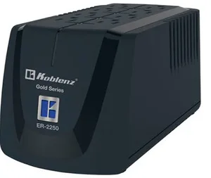 Regulador KOBLENZ ER-2250 - 8, Negro, Hogar y Oficina, 2250 VA, 1000 W 00-1588-3