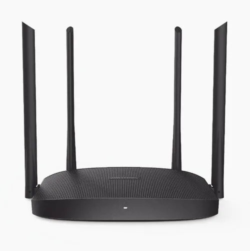 Router Inalámbrico WISP Gigabit / Hasta 1200 Mbps / Doble Banda AC (2.4 GHz y 5 GHz) / 3 Puertos LAN 10/100/1000 Mbps HIKVISION Negro DS-3WR12GC