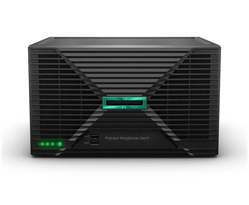 HPE ProLiant MicroServer Gen11 6325P 3.5GHz 4c 1P 1x16GB-RAM con dos discos duros de 1TB Hewlett Packard Enterprise MicroServer Gen11 4cores 16 GB