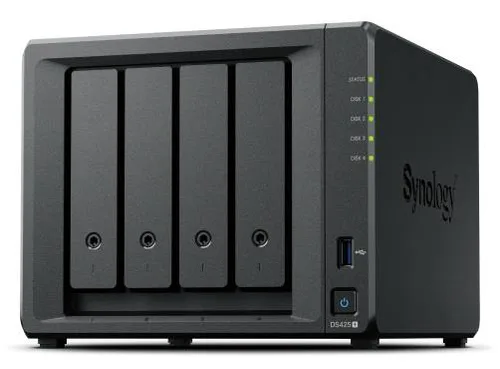 Servidor NAS marca Synology modelo DS425+ 4 Bahias DiskStation Intel Celeron
