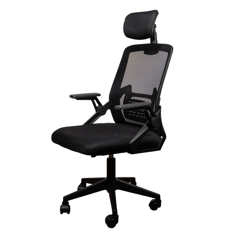 Silla de Oficina Naceb NA-2789 Axis Air Flow. Silla con malla transpirable - soporte lumbar y cervical, respaldo reclinable y pistón de clase 3 Naceb