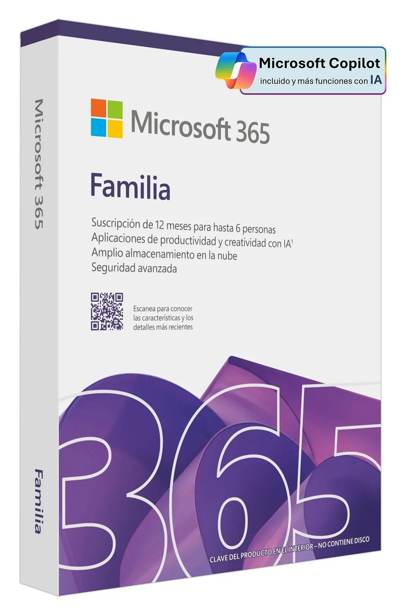 Microsoft 365 Family Licencia EP2-32394 Software