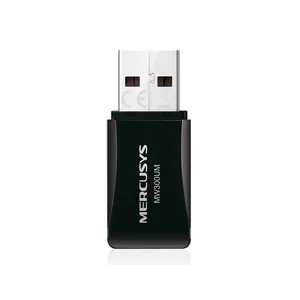 Adap. Mini Usb Inalámbrico de 300MBPS Mercusys MW300UM para Conectar Más Dispositivos de Manera Confiable 300 Mbit/s
