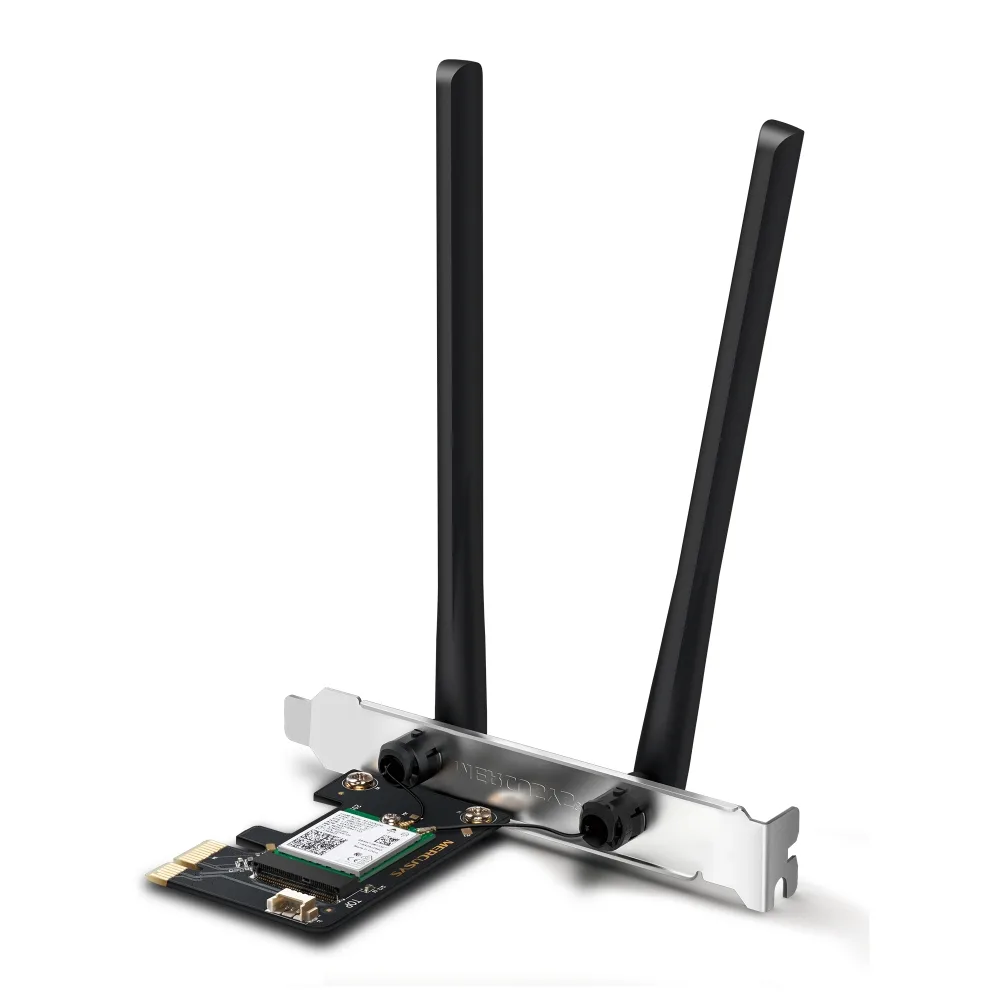 Adaptador PCIe AX3000 Wi-Fi 6 Bluetooth 5.2 MERCUSYS MA80XE