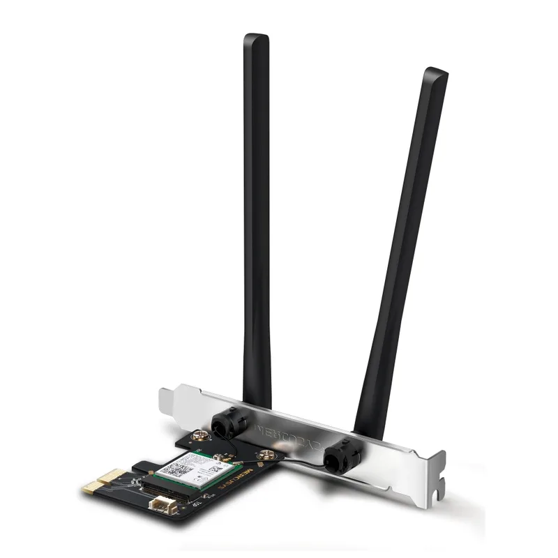 Adaptador PCIe AX3000 Wi-Fi 6 Bluetooth 5.2 MERCUSYS MA80XE