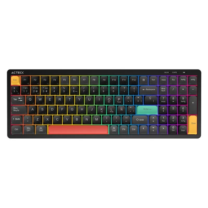 ACTECK AC-945875 Techno Core TI780 Teclado Multimedia — Inalambrico · Bluetooth