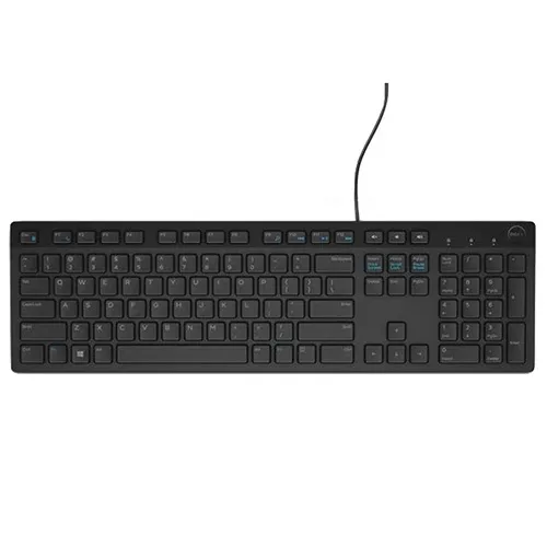 Teclado DELL KB216 (Inglés) - USB, Negro, PC/server, Alámbrico 580-ADMT