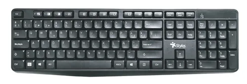 Teclado Inalambrico Stylos. STPTEC4B Negro