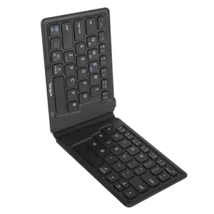 Teclado ergonómico Bluetooth plegable AKF003US ingles TARGUS Negro