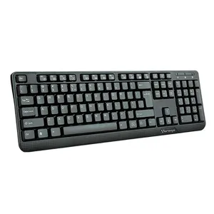 Teclado Alámbrico VORAGO - KB-102 USB, Alámbrico, Universal, teclas FN Multimedia, Negro