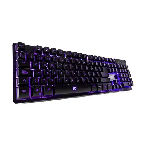 Teclado Gamer VORAGO Start the Game KB-502 - USB, Teclas iluminadas, Anti ghosting Negro
