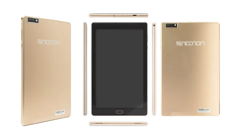 Tablet 3G 3L-2 2GB Ram 32GB Rom 9 Pulgadas Ips Android 10 Cam 5 Y 8 MP Flash Sim Funda con Cover Y Stand Incluida Flash Dorado NECNON 32 GB NPTA3L093G