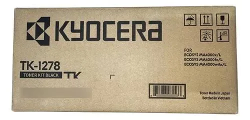 Tóner Negro Kyocera TK-1278K. Compatible: MA4000wifx/L y MA4000x/L 1T0C140SA0