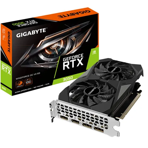 Tarjetas de GIGABYTE GV-N3050WF2OCV2-6GD | Hailan Store