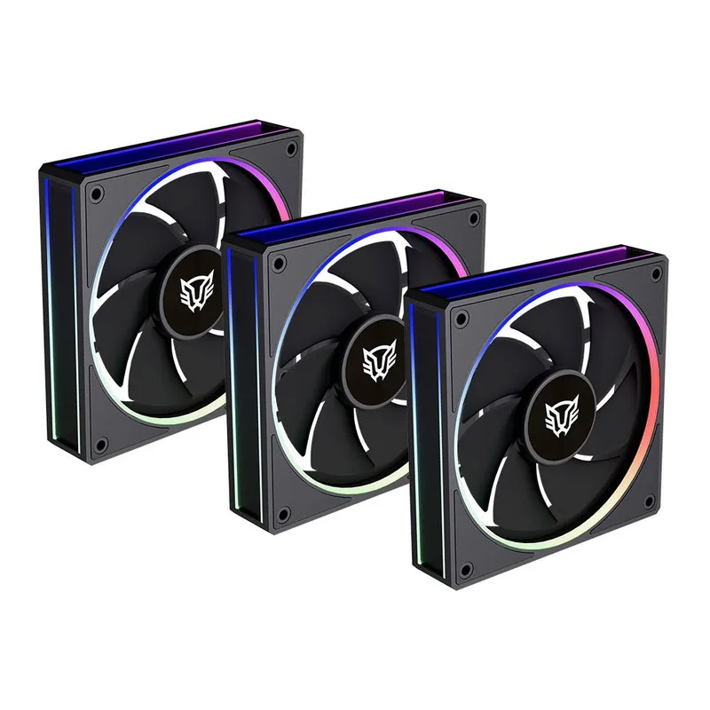Kit 3 Ventiladores 120mm EOLOX BORA EXB85R Balam Rush Azender Series Velocidad: 600-1800 Rpm - Nivel de ruido 28DB BR-942140