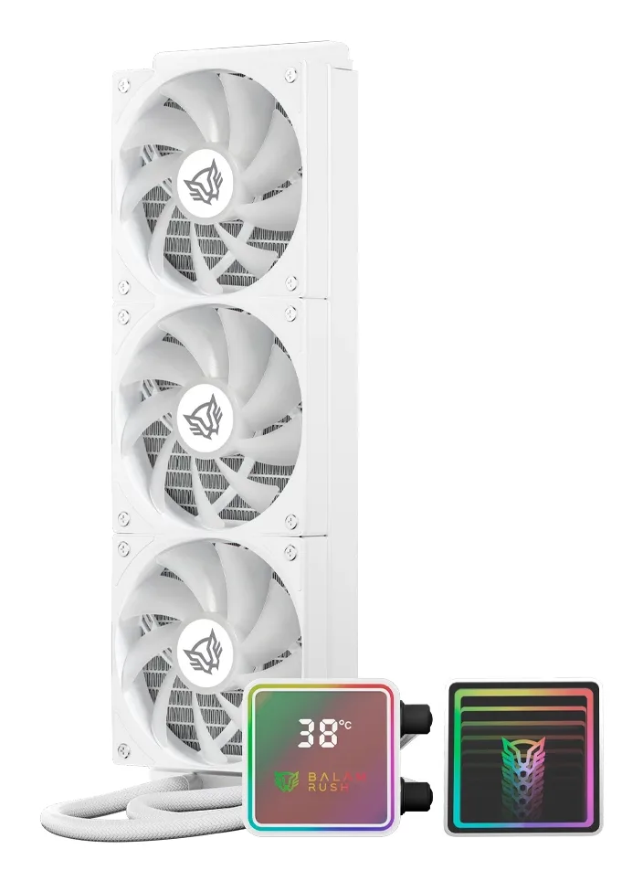 Enfriamiento Liquido BAMLAM RUSH CRYO PRISM 360 ICE Sistema de enfriamiento de Aire Balam Rush Blanco BR-944076