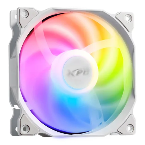 Ventilador XPG VENTO 120 ARGB PWM (Pulse Width Modulation). Dimensiones 120 x 120 x 25mm. Con Iluminacion ARGB Blanco VENTO120ARGBPWM-WHCWW